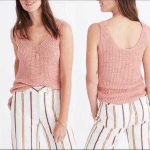 Madewell Monterrey Sweater Tank, size Large